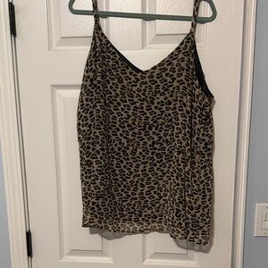 torrid Leopard Print Cami Tank Top - Tan & Black